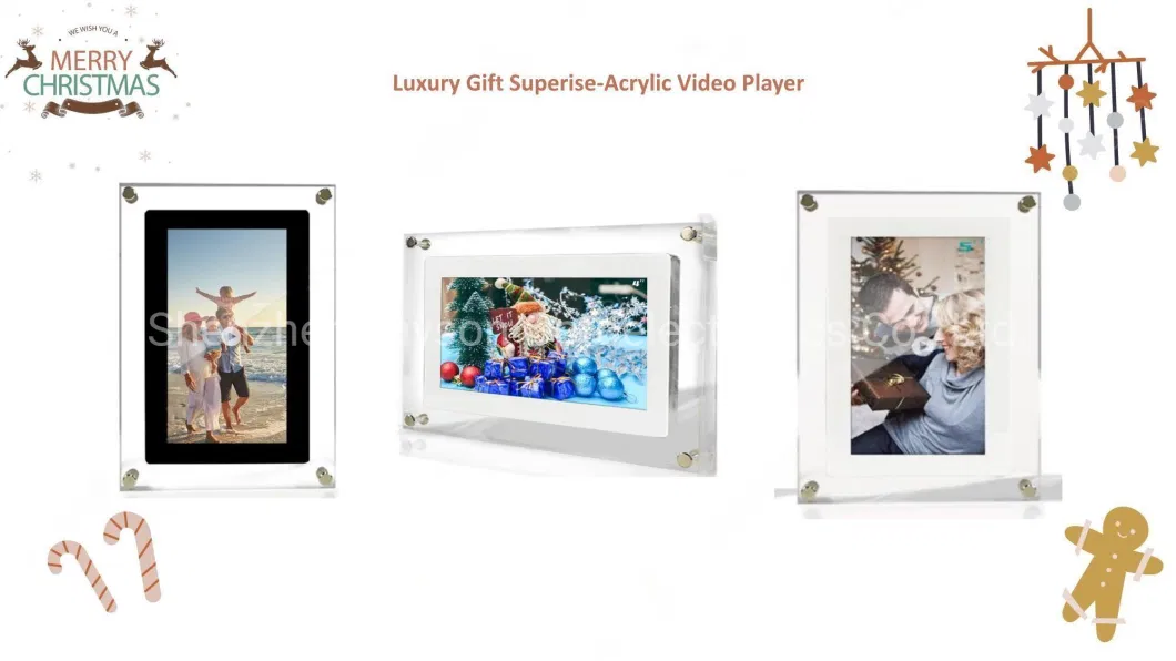 5" 7" 10.1" Acrylic Digital Photo Frame Electronic Photo Album Digital Art Picture Frame