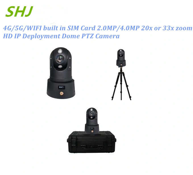 Outdoor Mobile Emergency WiFi 4G 5g GPS Tripod HD PTZ CCTV Camera Security Camera Surveillance Camera IP Camera