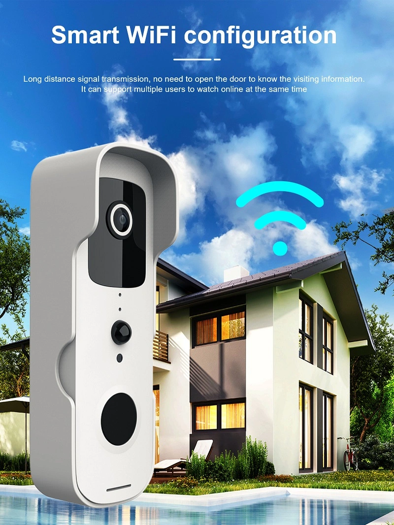 1080P Tuya WiFi High Definition Video Door Smartphone Smart Video Doorbell Home Security Vision Doorbell Camera Avp004t30